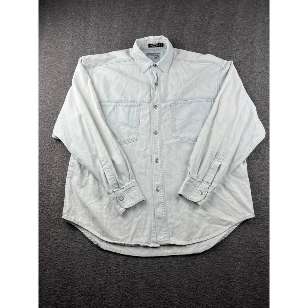 Nasty Gal Womens Button Up Shirt Size Small Lightweight Long‎ Sleeve